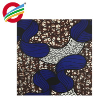 tela de matéria têxtil super real africana tecida das cópias de cera usada para a venda